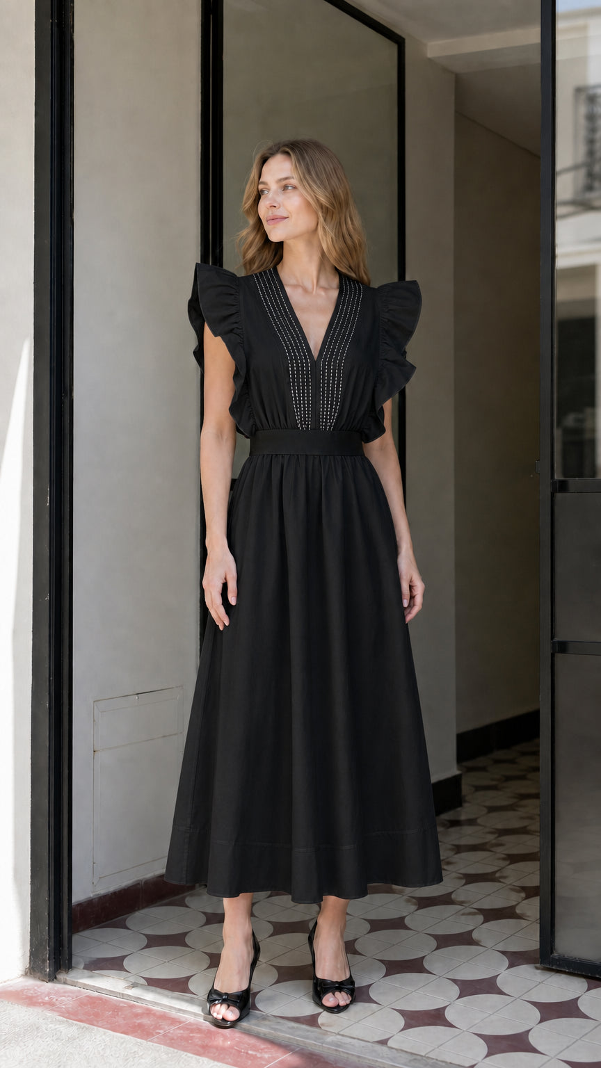 Full length view of black color variant