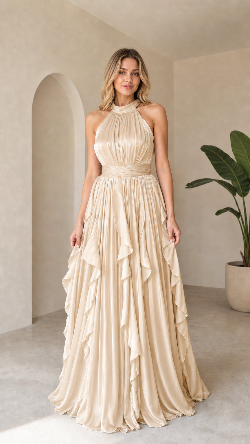 Full length view in champagne